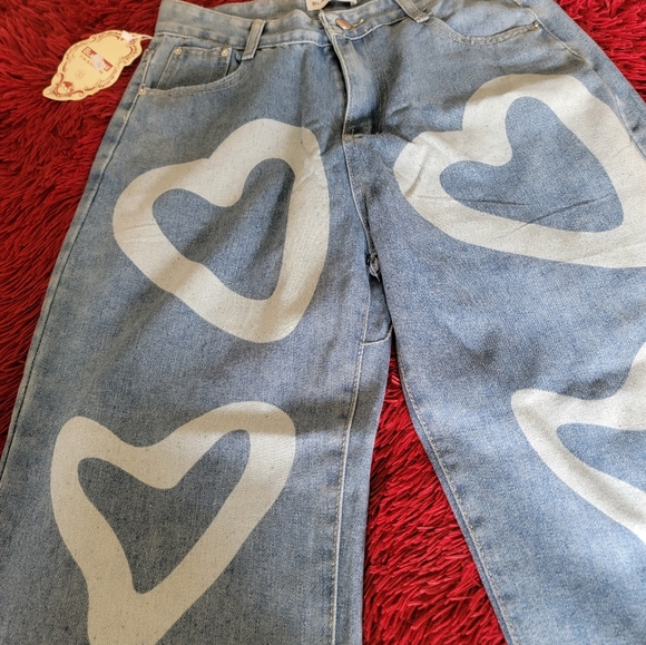 Heart denim NWT - Picture 3 of 6